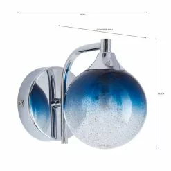 Dunelm Torbay Bathroom Wall Light -DUNEL House Shop 30730516 alt07