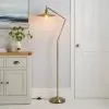 Churchgate Langton Antique Brass Floor Lamp -DUNEL House Shop 30730531