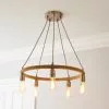 Dunelm Shelley Rope 5 Light Ceiling Fitting -DUNEL House Shop 30730532
