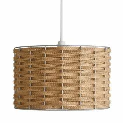 Dunelm Shelley Rope Lamp Shade Natural -DUNEL House Shop 30730535 alt03