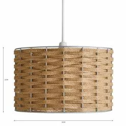 Dunelm Shelley Rope Lamp Shade Natural -DUNEL House Shop 30730535 alt04