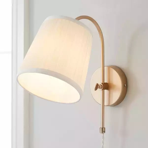 Dunelm Lorelai Easy Fit Plug-In Wall Light 3 Dunelm Lorelai Easy Fit Plug-In Wall Light