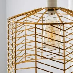 Dunelm Siena Gold Easy Fit Pendant -DUNEL House Shop 30730554 alt02