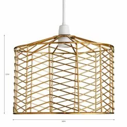 Dunelm Siena Gold Easy Fit Pendant -DUNEL House Shop 30730554 alt04