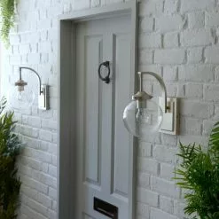 Dunelm Twain Outdoor 17cm Globe Glass Wall Light 12 Dunelm Twain Outdoor 17cm Globe Glass Wall Light -DUNEL House Shop 30730560 alt04