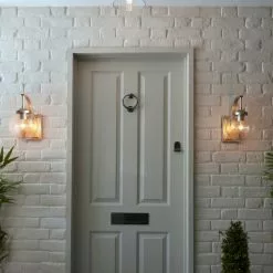 Dunelm Twain Outdoor 17cm Globe Glass Wall Light 13 Dunelm Twain Outdoor 17cm Globe Glass Wall Light -DUNEL House Shop 30730560 alt05