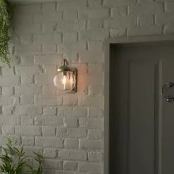 Dunelm Twain Outdoor 14cm Globe Glass Wall Light -DUNEL House Shop 30730563 alt04