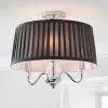 Dorma Genevieve 3 Light Semi Flush Fitting -DUNEL House Shop 30730570