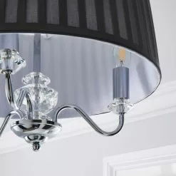 Dorma Genevieve 3 Light Semi Flush Fitting -DUNEL House Shop 30730570 alt02