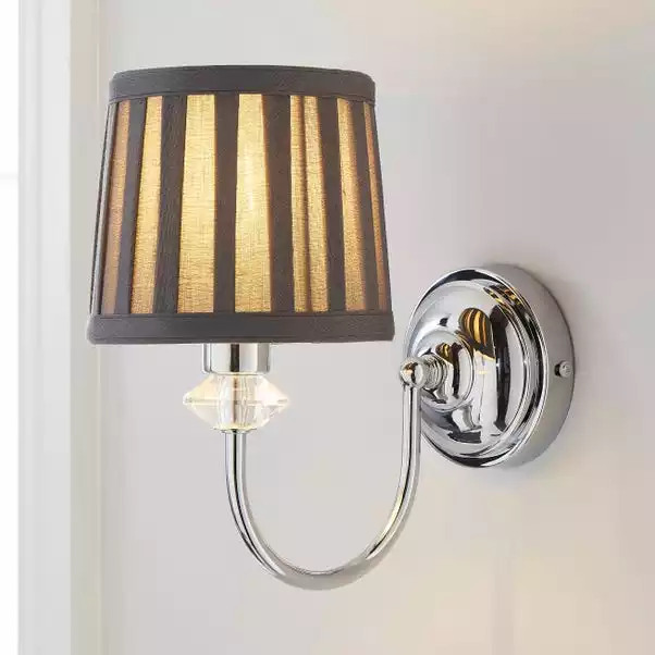 Dorma Genevieve Grey Wall Light 3 Dorma Genevieve Grey Wall Light