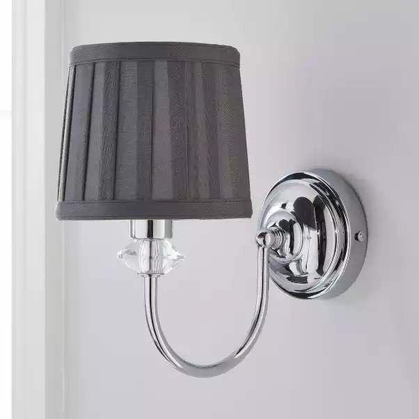 Dorma Genevieve Grey Wall Light 4 Dorma Genevieve Grey Wall Light - Image 2