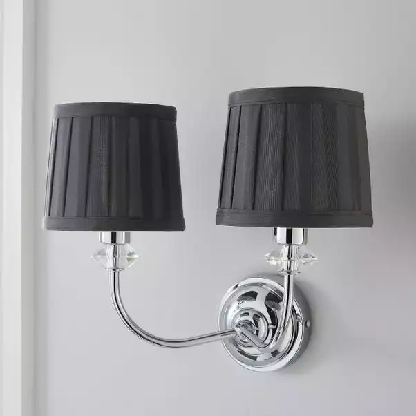 Dorma Genevieve 2 Light Grey Wall Light 4 Dorma Genevieve 2 Light Grey Wall Light - Image 2