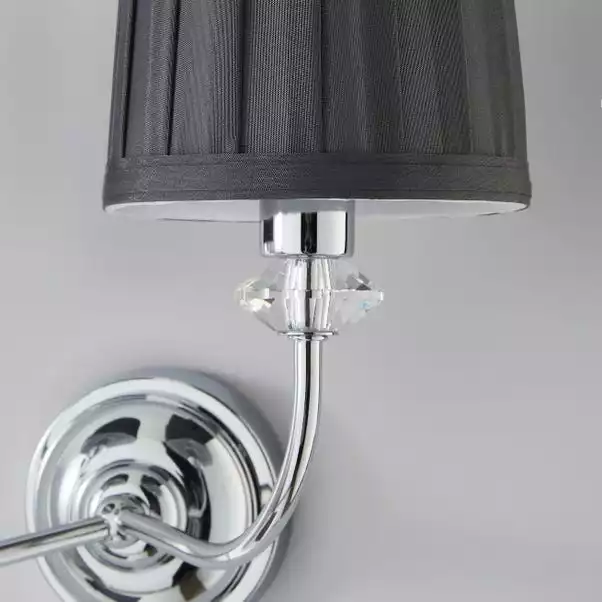Dorma Genevieve 2 Light Grey Wall Light 5 Dorma Genevieve 2 Light Grey Wall Light - Image 3