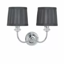 Dorma Genevieve 2 Light Grey Wall Light 12 Dorma Genevieve 2 Light Grey Wall Light -DUNEL House Shop 30730572 alt05