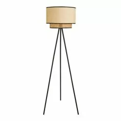 Dunelm Malika Cane 2 Tier Tripod Floor Lamp -DUNEL House Shop 30730580 alt05