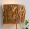 Dunelm Ruolan Raffia Wall Light