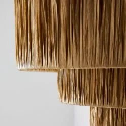 Dunelm Ruolan Raffia 3 Tier Pendant Shade Shade -DUNEL House Shop 30730588 alt03