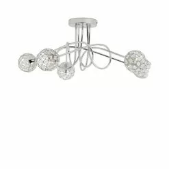 Dunelm Portia 5 Light Ceiling Fitting -DUNEL House Shop 30730614 alt05