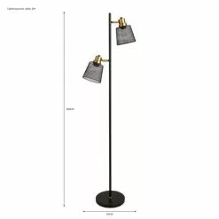 Dunelm Idris Industrial Floor Lamp -DUNEL House Shop 30731136 alt07