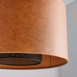 Dunelm Larset 35cm Faux Leather Shade -DUNEL House Shop 30731141 alt02