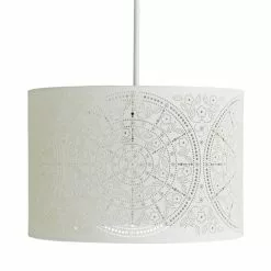 Dunelm Samira Laser Cut Drum Shade -DUNEL House Shop 30731154 alt05