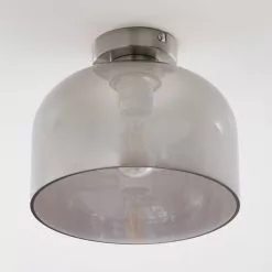 Dunelm Palazzo Chrome 1 Light Flush Ceiling Fitting -DUNEL House Shop 30731167 alt01