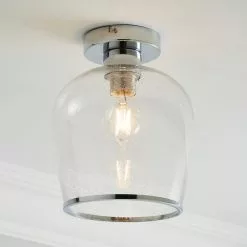 Dunelm Lenny 1 Light Flush Ceiling Fitting