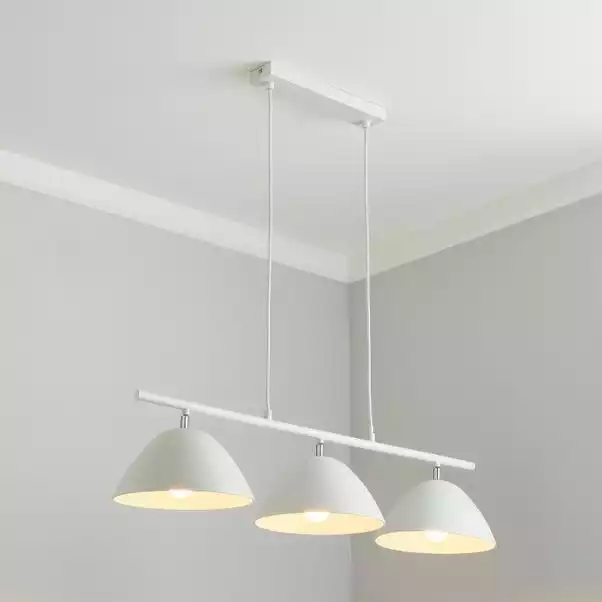 Dunelm Donia 3 Light Diner Fitting 3 Dunelm Donia 3 Light Diner Fitting