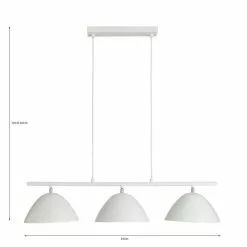Dunelm Donia 3 Light Diner Fitting 11 Dunelm Donia 3 Light Diner Fitting -DUNEL House Shop 30731178 alt07