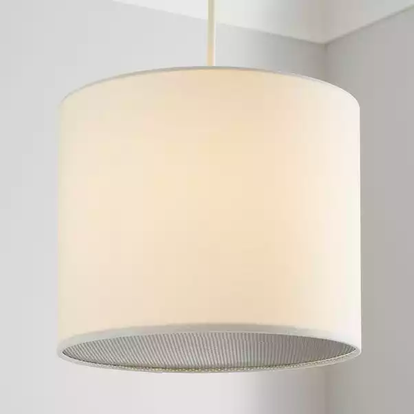 Dunelm Lisbon Drum Shade With Diffuser 3 Dunelm Lisbon Drum Shade With Diffuser