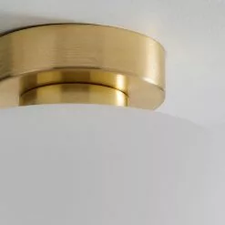 Dunelm Palazzo Gold Effect 1 Light Flush Ceiling Fitting -DUNEL House Shop 30731203 alt02