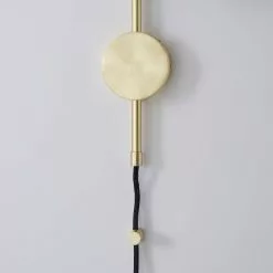 Dunelm Palazzo Gold Effect Easy Fit Plug In Wall Light -DUNEL House Shop 30731207 alt03