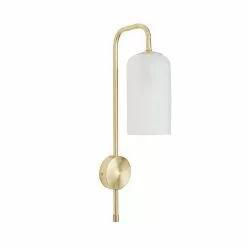 Dunelm Palazzo Gold Effect Easy Fit Plug In Wall Light -DUNEL House Shop 30731207 alt05
