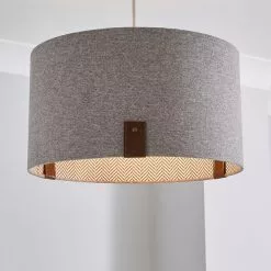 Dunelm Dorrian 40cm Drum Shade