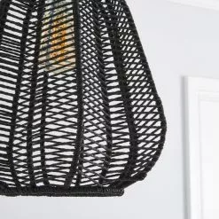 Dunelm Kylo Woven String Easy Fit Pendant -DUNEL House Shop 30731225 alt02