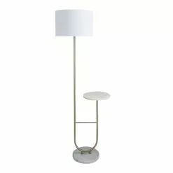 Dunelm Carrara Marble Base Floor Lamp With Table -DUNEL House Shop 30731228 alt05