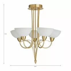 Dunelm Buville 5 Light Ceiling Fitting -DUNEL House Shop 30731291 alt07