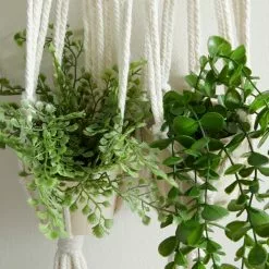 Dunelm Hanging Macrame Double Planter -DUNEL House Shop 30732436 alt02