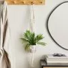 Dunelm Hanging Ceramic Pot With Macrame -DUNEL House Shop 30732438