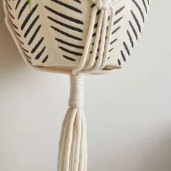 Dunelm Hanging Ceramic Pot With Macrame 9 Dunelm Hanging Ceramic Pot With Macrame -DUNEL House Shop 30732438 alt02