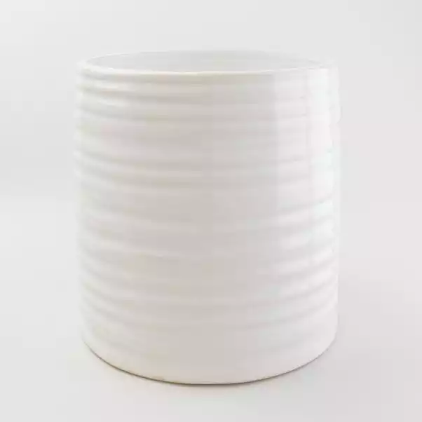 Churchgate Ceramic Ripple Plant Pot 3 Churchgate Ceramic Ripple Plant Pot