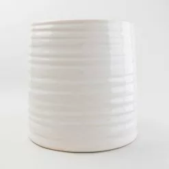 Churchgate Ceramic Ripple Plant Pot 5 Churchgate Ceramic Ripple Plant Pot -DUNEL House Shop 30732445 alt01