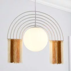 Dunelm Rainbow Fringe Ceiling Fitting