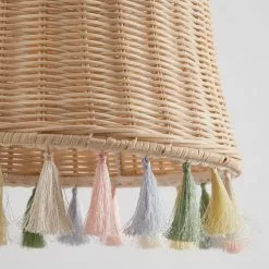 Dunelm Fiesta Rattan Tassel Easy Fit Pendant Shade -DUNEL House Shop 30734619 alt02