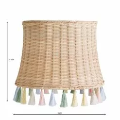 Dunelm Fiesta Rattan Tassel Easy Fit Pendant Shade -DUNEL House Shop 30734619 alt06