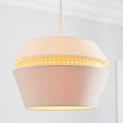 Dunelm Amira Cane Easy Fit Pendant Shade