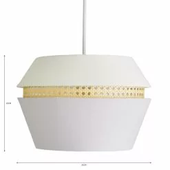 Dunelm Amira Cane Easy Fit Pendant Shade -DUNEL House Shop 30738670 alt07