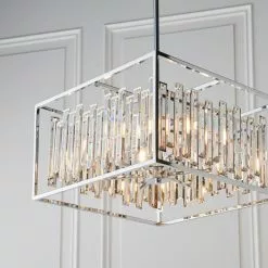 Vogue Lighting Vogue Crystal Juneau 6 Light Pendant Fitting -DUNEL House Shop 30742696 alt02