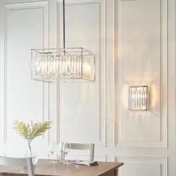 Vogue Lighting Vogue Crystal Juneau 6 Light Pendant Fitting -DUNEL House Shop 30742696 alt05