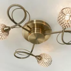 Vogue Lighting Vogue Malden 3 Light Flush Ceiling Fitting -DUNEL House Shop 30742697 alt05